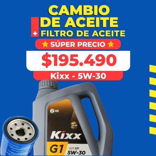 ACEITE KIXX 5W30 SP GALON + FILTRO ACEITE